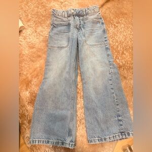 ZARA Girls Wide Leg Jeans! Size 9y!